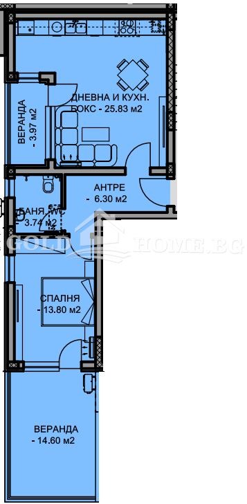 Продава 2-СТАЕН, гр. Пловдив, Остромила, снимка 2 - Апартаменти - 56324436