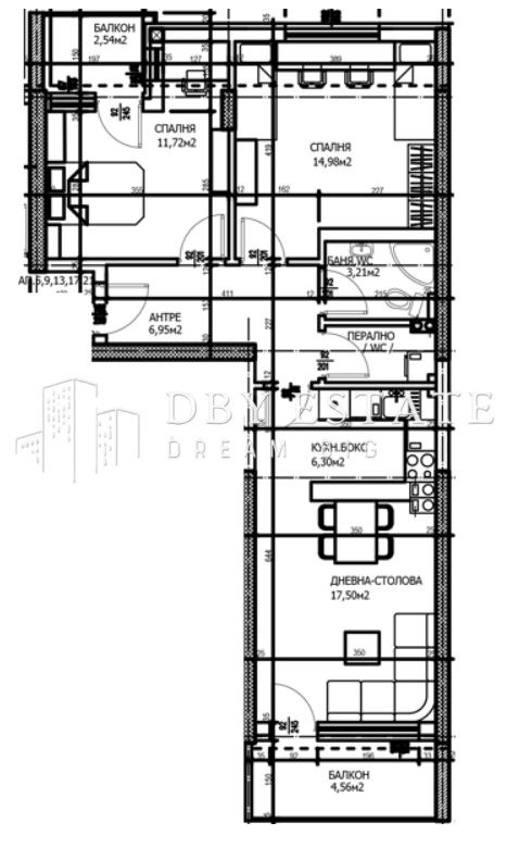 Продава 3-СТАЕН, гр. Пловдив, Тракия, снимка 6 - Aпартаменти - 46895282