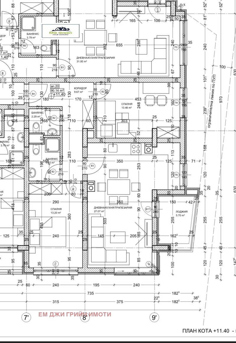 À vendre  2 chambres Sofia , Levski G , 117 m² | 98546378 - image [2]