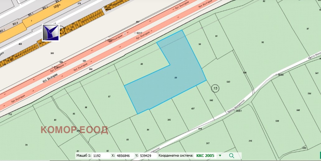 Продава ПАРЦЕЛ, гр. Русе, в.з. Кръста, снимка 2 - Парцели - 44163312