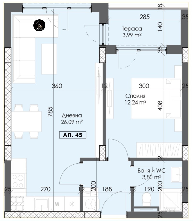 Продава 2-СТАЕН, гр. Пловдив, Тракия, снимка 1 - Aпартаменти - 48389693