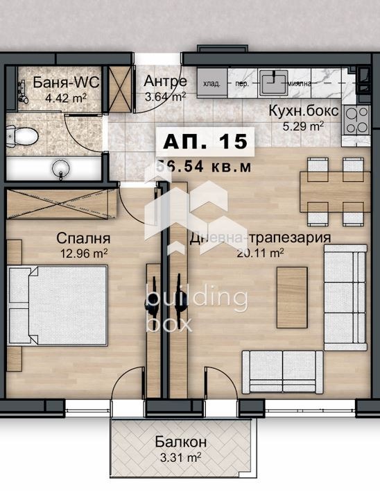 Продава 2-СТАЕН, гр. София, Овча купел 2, снимка 3 - Aпартаменти - 48752287