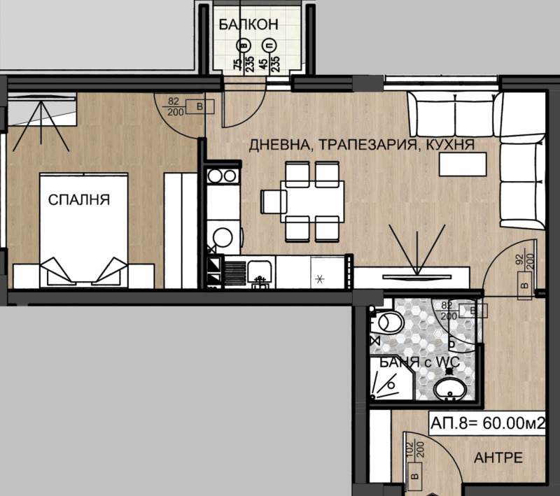 Продава 2-СТАЕН, гр. София, Горна баня, снимка 7 - Апартаменти - 53558883