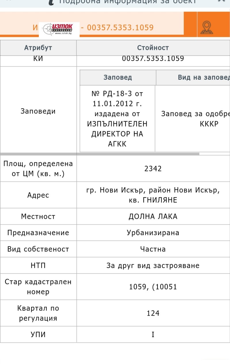 Продава ПАРЦЕЛ, гр. Нови Искър, област София-град, снимка 4 - Парцели - 49453943