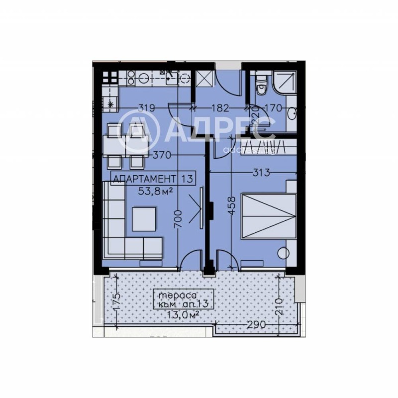 Til salg  1 soveværelse Sofia , Manastirski livadi , 80 kvm | 55788194 - billede [5]