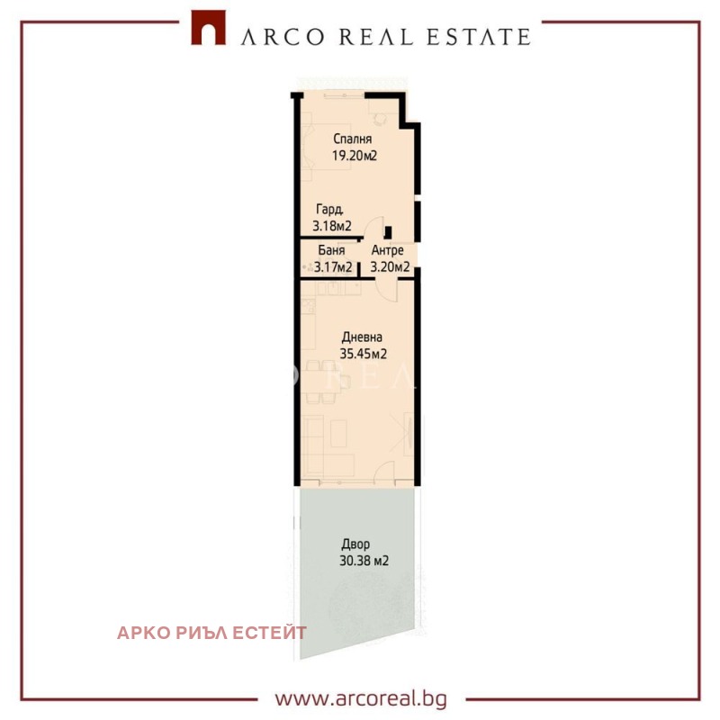 Продава 2-СТАЕН, гр. София, Кръстова вада, снимка 3 - Апартаменти - 51510702