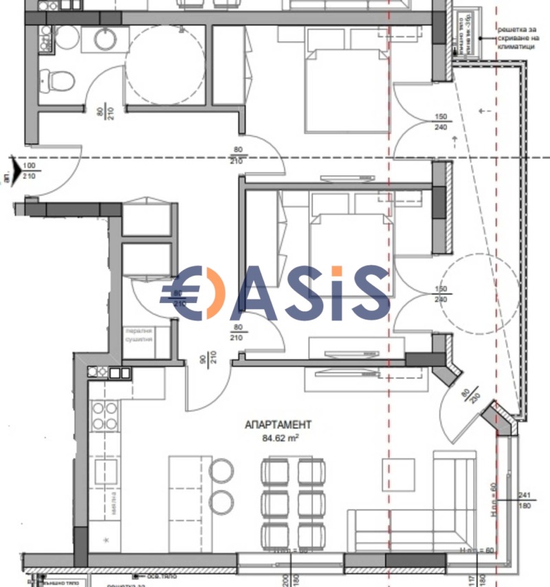 En venta  2 dormitorios región Burgas , Nesebar , 97 metros cuadrados | 53124817 - imagen [7]