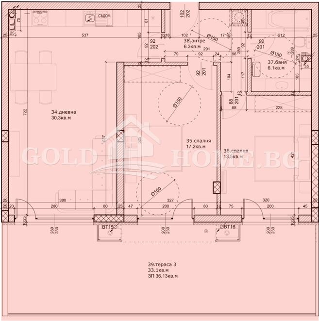 Продава 3-СТАЕН, гр. Пловдив, Остромила, снимка 3 - Апартаменти - 54680470