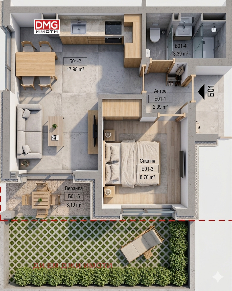Продава 2-СТАЕН, гр. София, Враждебна, снимка 7 - Апартаменти - 54406097