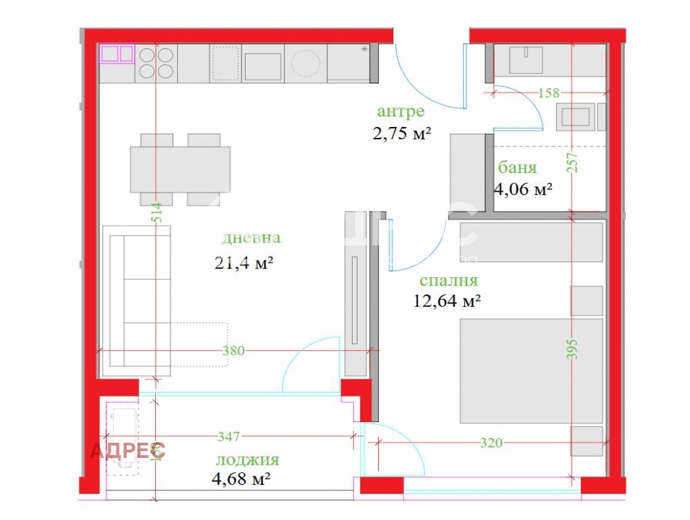Продава 2-СТАЕН, гр. Варна, Трошево, снимка 4 - Апартаменти - 55012032