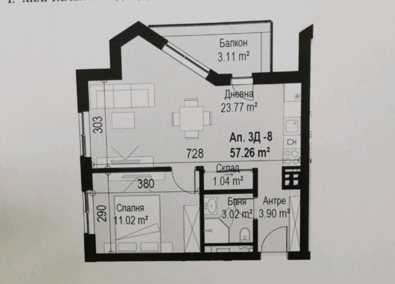 Продава 2-СТАЕН, гр. София, Банишора, снимка 2 - Апартаменти - 54823128