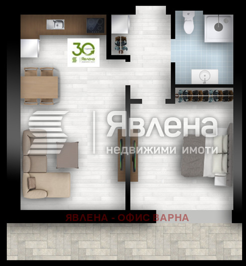 Продава 2-СТАЕН, гр. Варна, к.к. Св.Св. Константин и Елена, снимка 2 - Апартаменти - 55668833