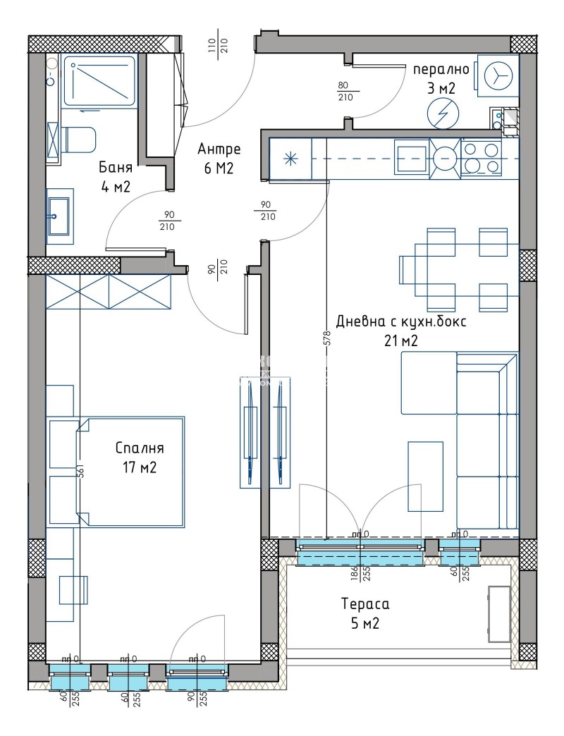 Продава 2-СТАЕН, гр. Пловдив, Христо Смирненски, снимка 2 - Aпартаменти - 45181388