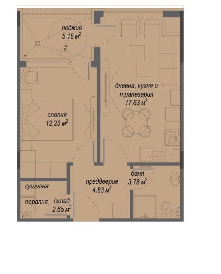 Продава 2-СТАЕН, гр. София, Малинова долина, снимка 3 - Апартаменти - 54293461