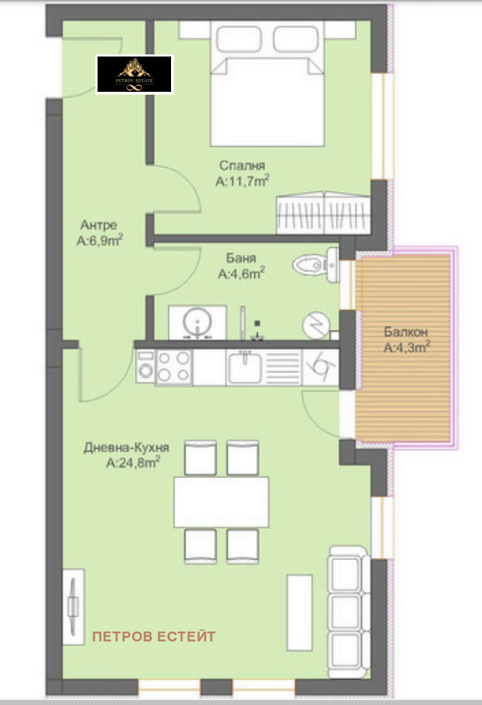 In vendita  1 camera da letto regione Pazardzhik , Velingrad , 72 mq | 53809484 - Immagine [2]