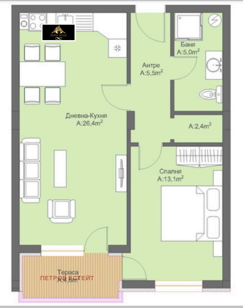 In vendita  1 camera da letto regione Pazardzhik , Velingrad , 72 mq | 53809484 - Immagine [3]