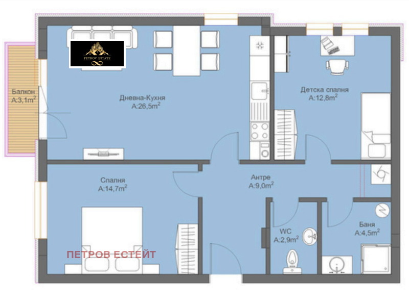 In vendita  1 camera da letto regione Pazardzhik , Velingrad , 72 mq | 53809484 - Immagine [5]