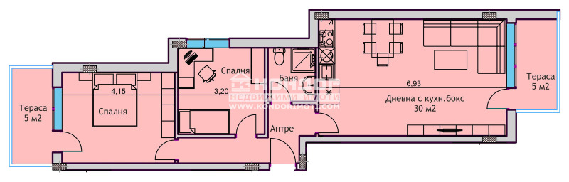 Продава 3-СТАЕН, гр. Пловдив, Кършияка, снимка 1 - Aпартаменти - 49168002