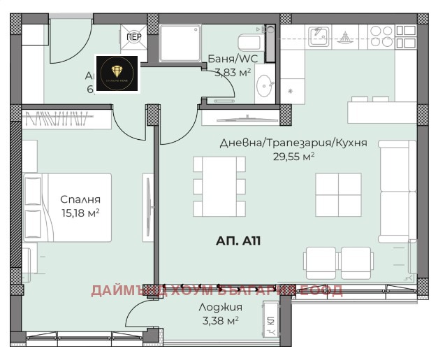 Продава 2-СТАЕН, гр. Пловдив, Христо Смирненски, снимка 2 - Aпартаменти - 47492663