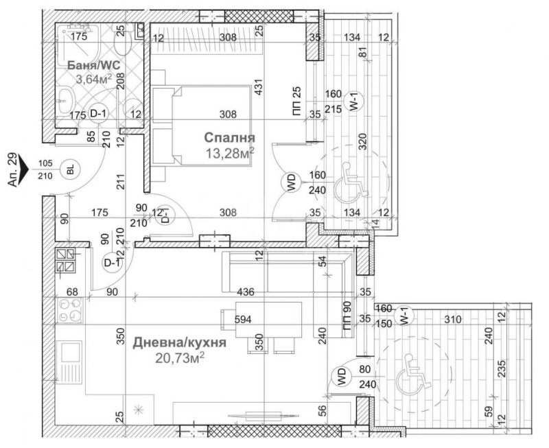 Продава 2-СТАЕН, гр. Варна, Левски 1, снимка 3 - Aпартаменти - 48135056