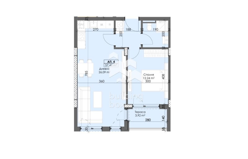 De vânzare  1 dormitor Plovdiv , Traciia , 71 mp | 87483607 - imagine [8]