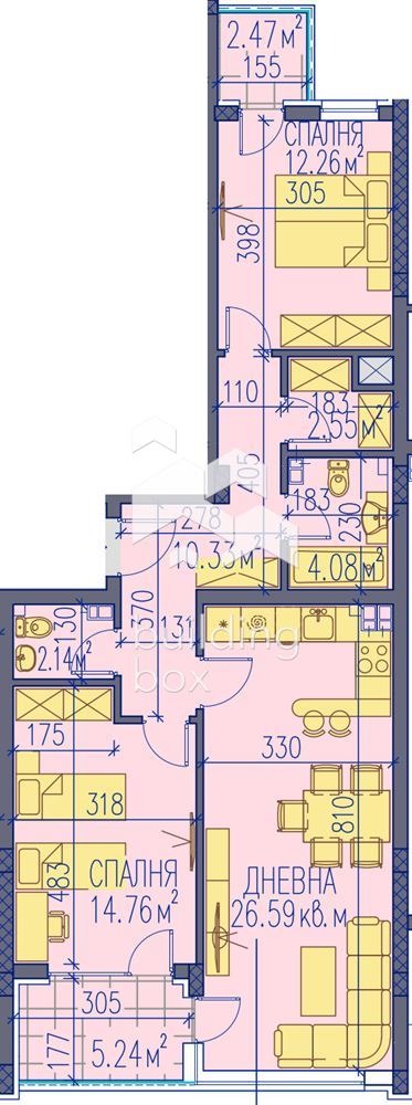 Na prodej  2 ložnice Plovdiv , Trakija , 116 m2 | 30386796 - obraz [5]