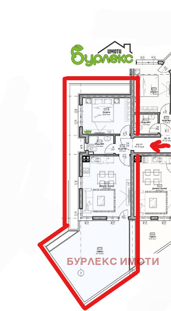 Na prodej  1 ložnice Varna , m-t Pčelina , 75 m2 | 68564440 - obraz [10]