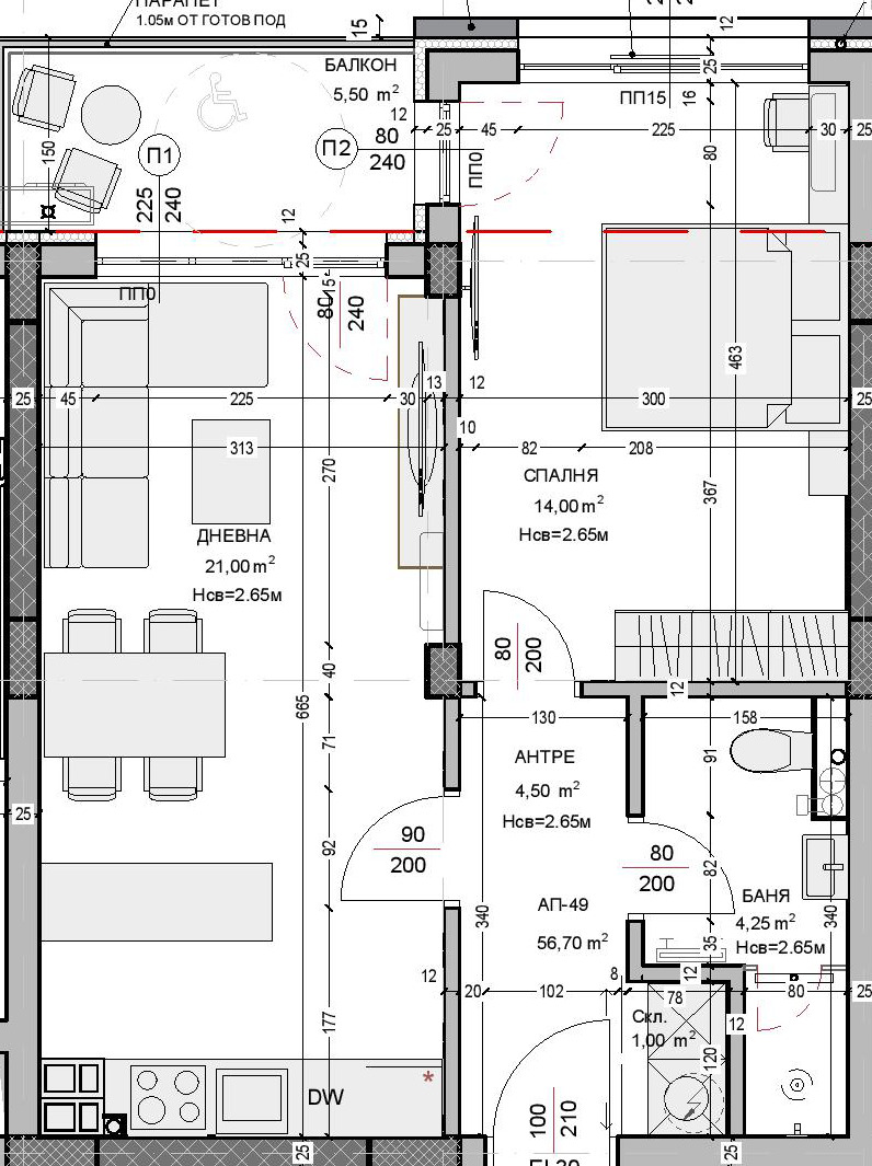 Продава 2-СТАЕН, гр. Пловдив, Остромила, снимка 2 - Апартаменти - 52463676