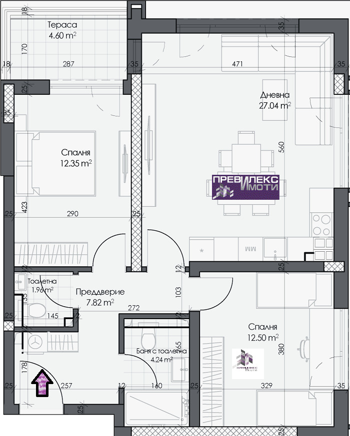 Продава 3-СТАЕН, гр. Пловдив, Кършияка