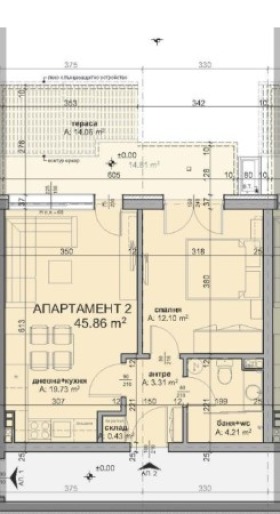 Продава  2-стаен град Бургас , Крайморие , 52 кв.м | 73887170 - изображение [13]