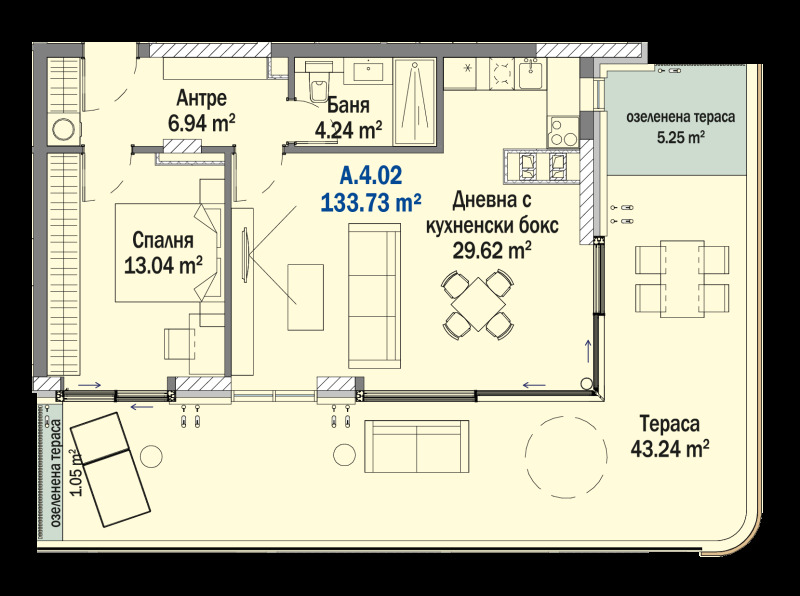 Na prodej  1 ložnice oblast Burgas , Kiten , 133 m2 | 71960762 - obraz [3]