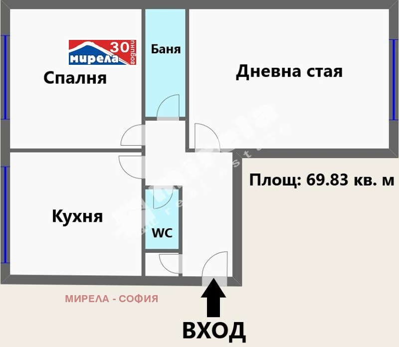 Продава  2-стаен град София , Слатина , 69 кв.м | 92221747 - изображение [8]