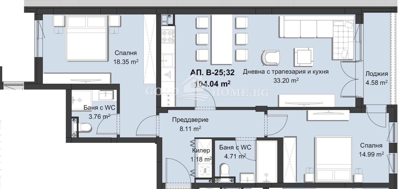 Продава 2-СТАЕН, гр. Пловдив, Христо Смирненски, снимка 3 - Апартаменти - 54853504