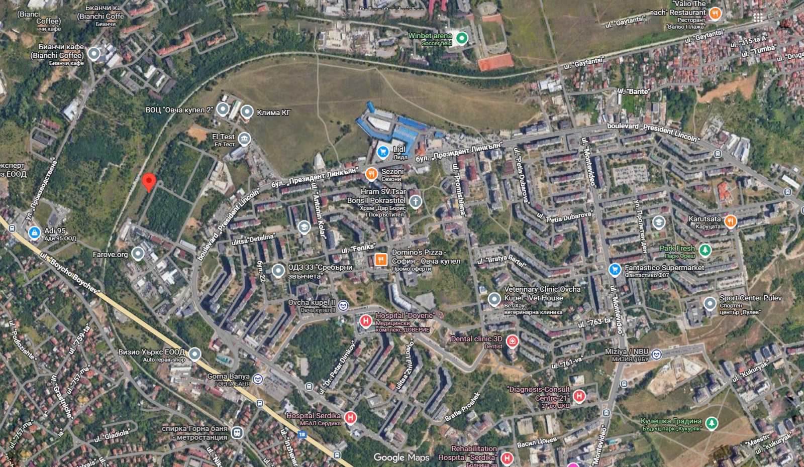Продава ПАРЦЕЛ, гр. София, Овча купел, снимка 5 - Парцели - 54593988