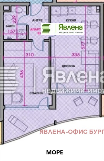 Продава 2-СТАЕН, гр. Поморие, област Бургас, снимка 3 - Aпартаменти - 48805663