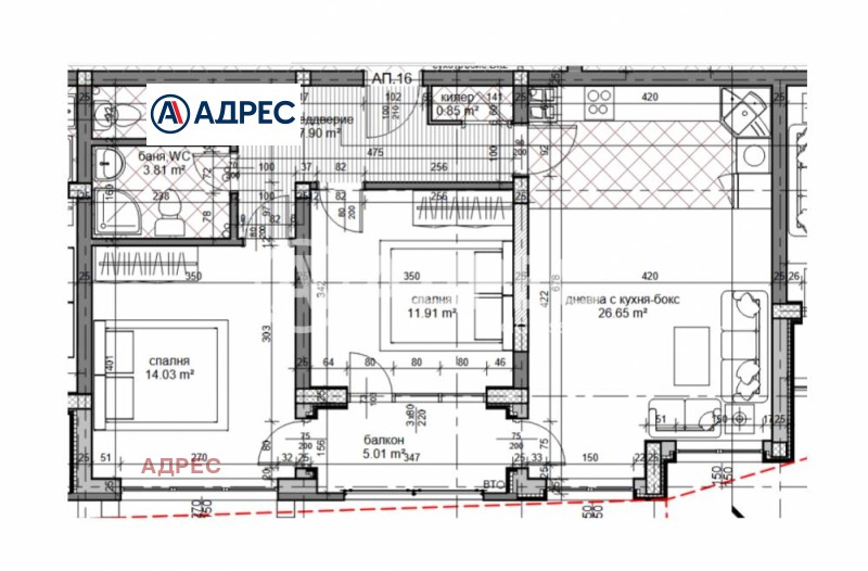 Продава 3-СТАЕН, гр. Варна, Изгрев, снимка 4 - Апартаменти - 53467393