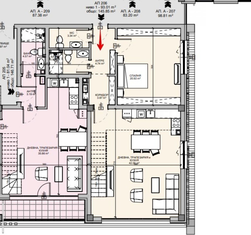For Sale  3 bedroom region Sofia , k.k. Borovets , 178 sq.m | 88779964 - image [4]