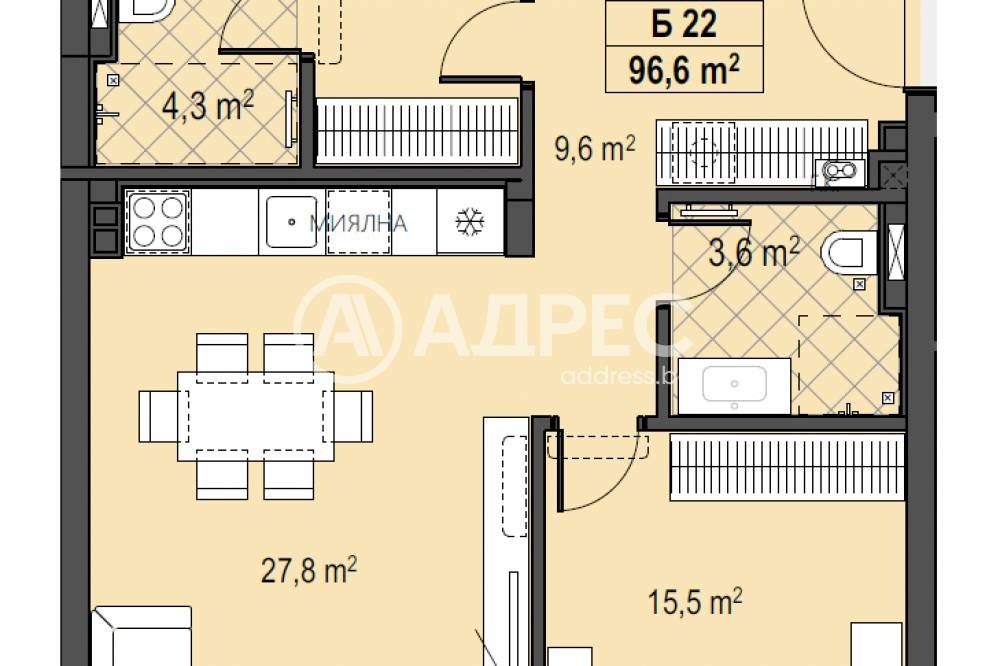 Продава 3-СТАЕН, гр. София, Бояна, снимка 4 - Апартаменти - 54143453