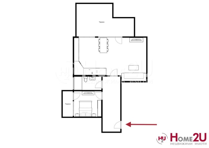 Продава 2-СТАЕН, гр. Пловдив, Христо Смирненски, снимка 5 - Апартаменти - 50617175