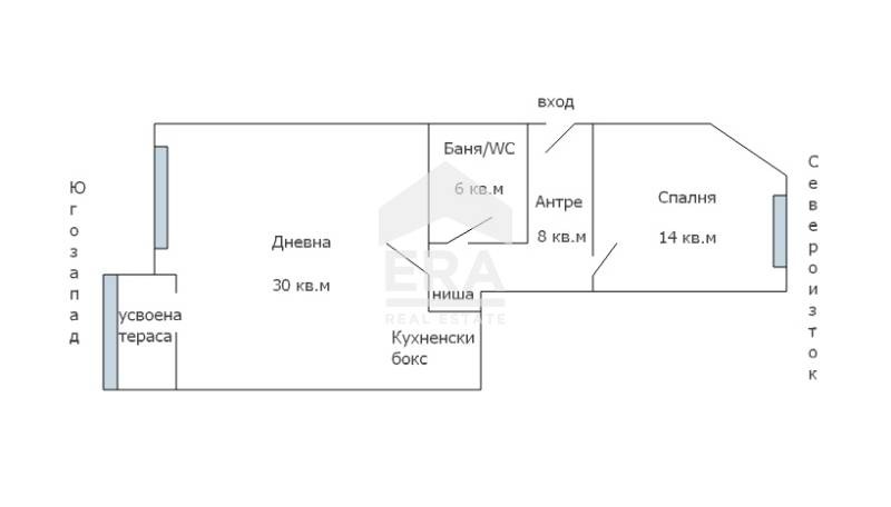 Продава 2-СТАЕН, гр. Варна, Гранд Мол, снимка 12 - Апартаменти - 52638641