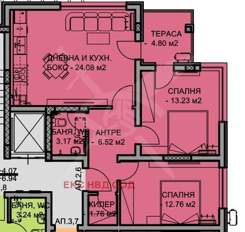 Продава 3-СТАЕН, гр. Пловдив, Остромила, снимка 1 - Aпартаменти - 47100011