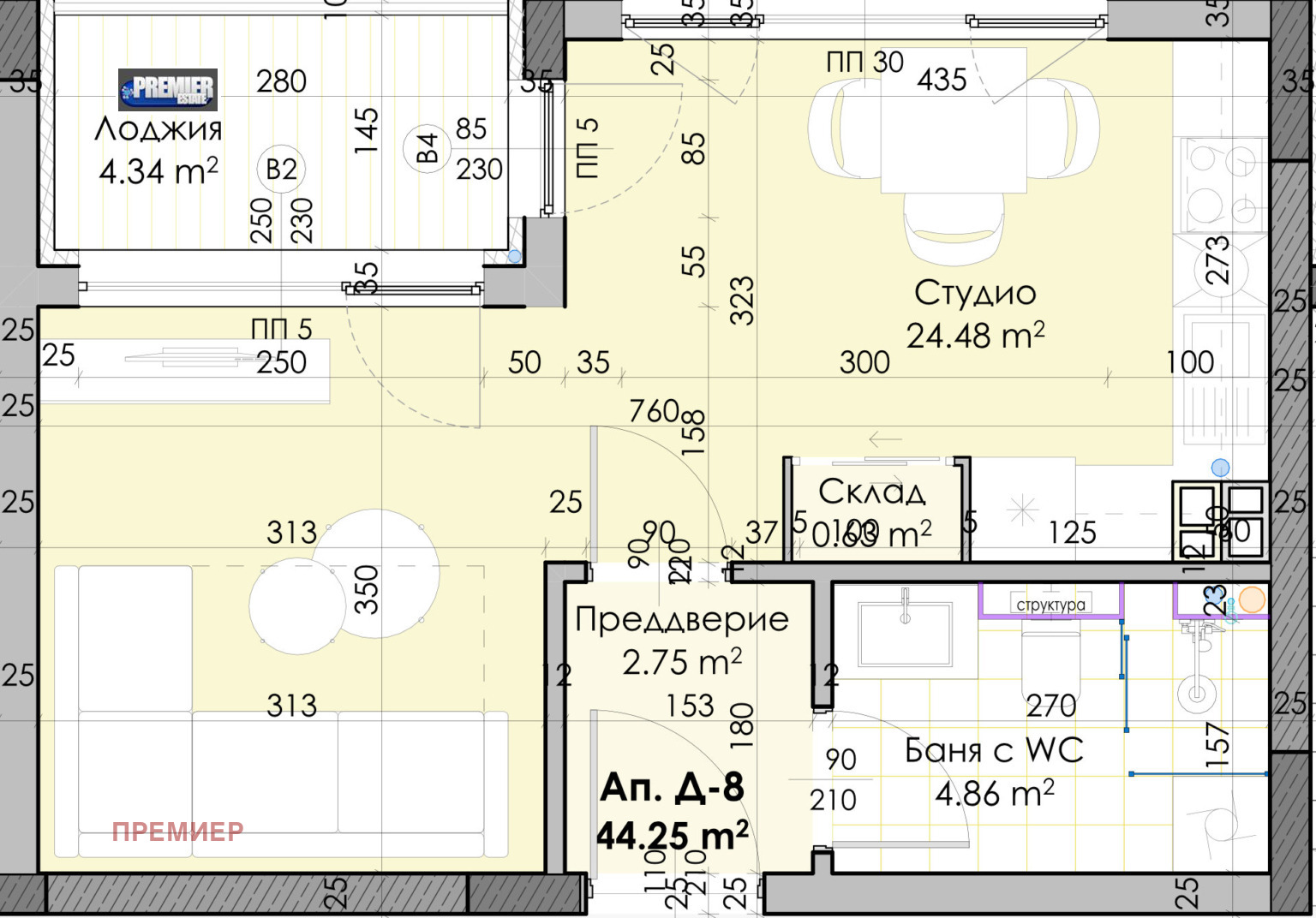 Продава 1-СТАЕН, гр. Пловдив, Остромила, снимка 2 - Апартаменти - 54276382
