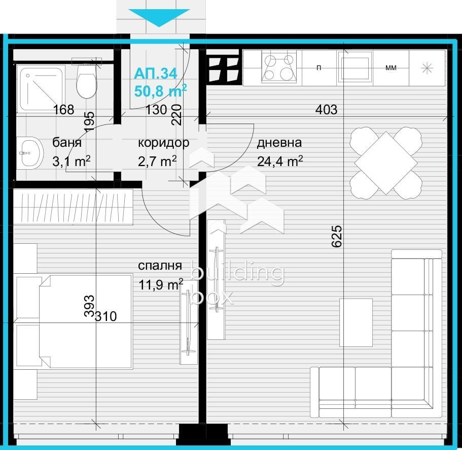 Продава 2-СТАЕН, гр. Варна, Аспарухово, снимка 5 - Апартаменти - 53780658