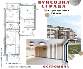 2 спальні Остромила, Пловдив