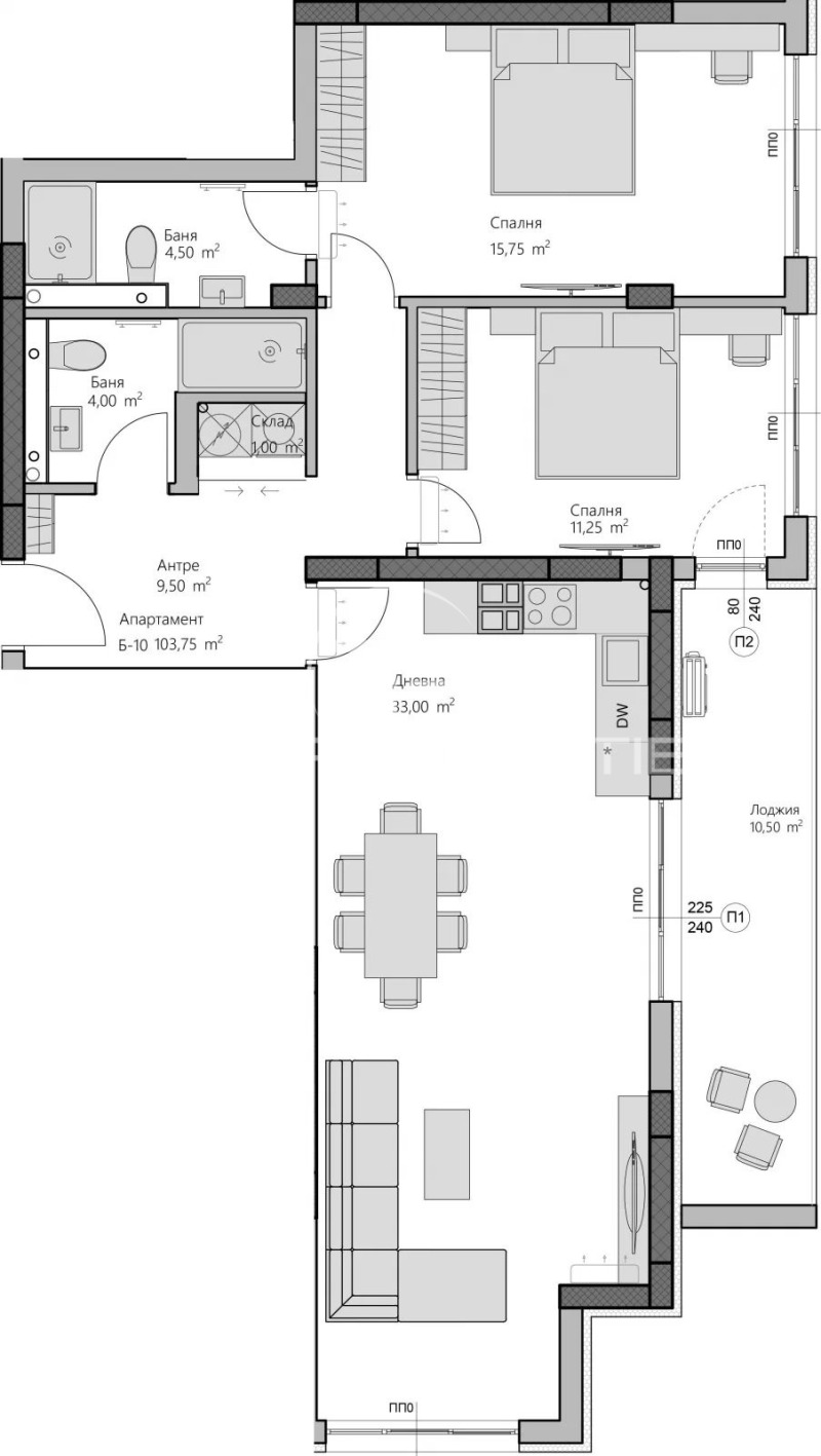 Продава 3-СТАЕН, гр. Пловдив, Христо Смирненски, снимка 6 - Апартаменти - 52117292