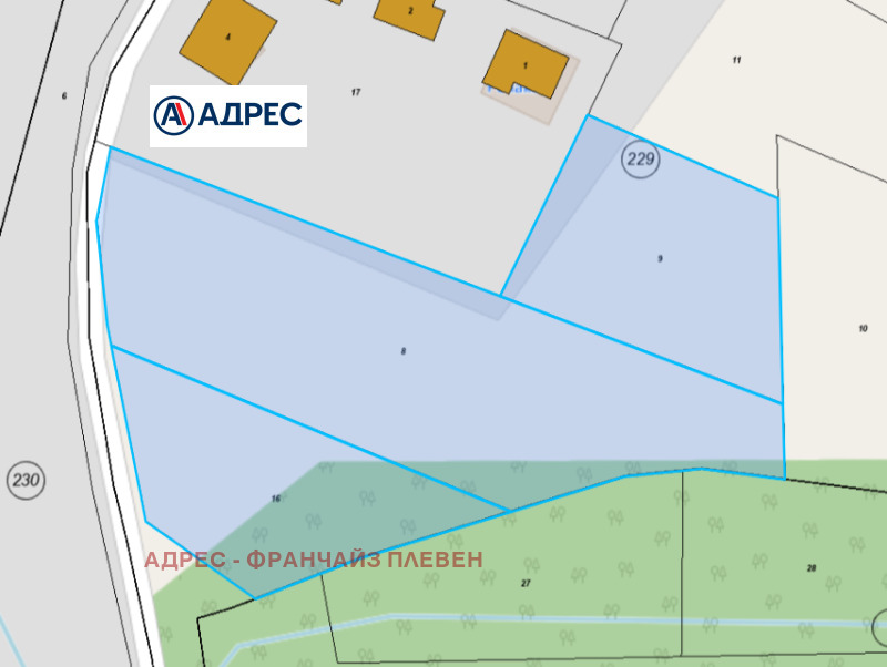 Продава ЗЕМЕДЕЛСКА ЗЕМЯ, с. Черни Осъм, област Ловеч