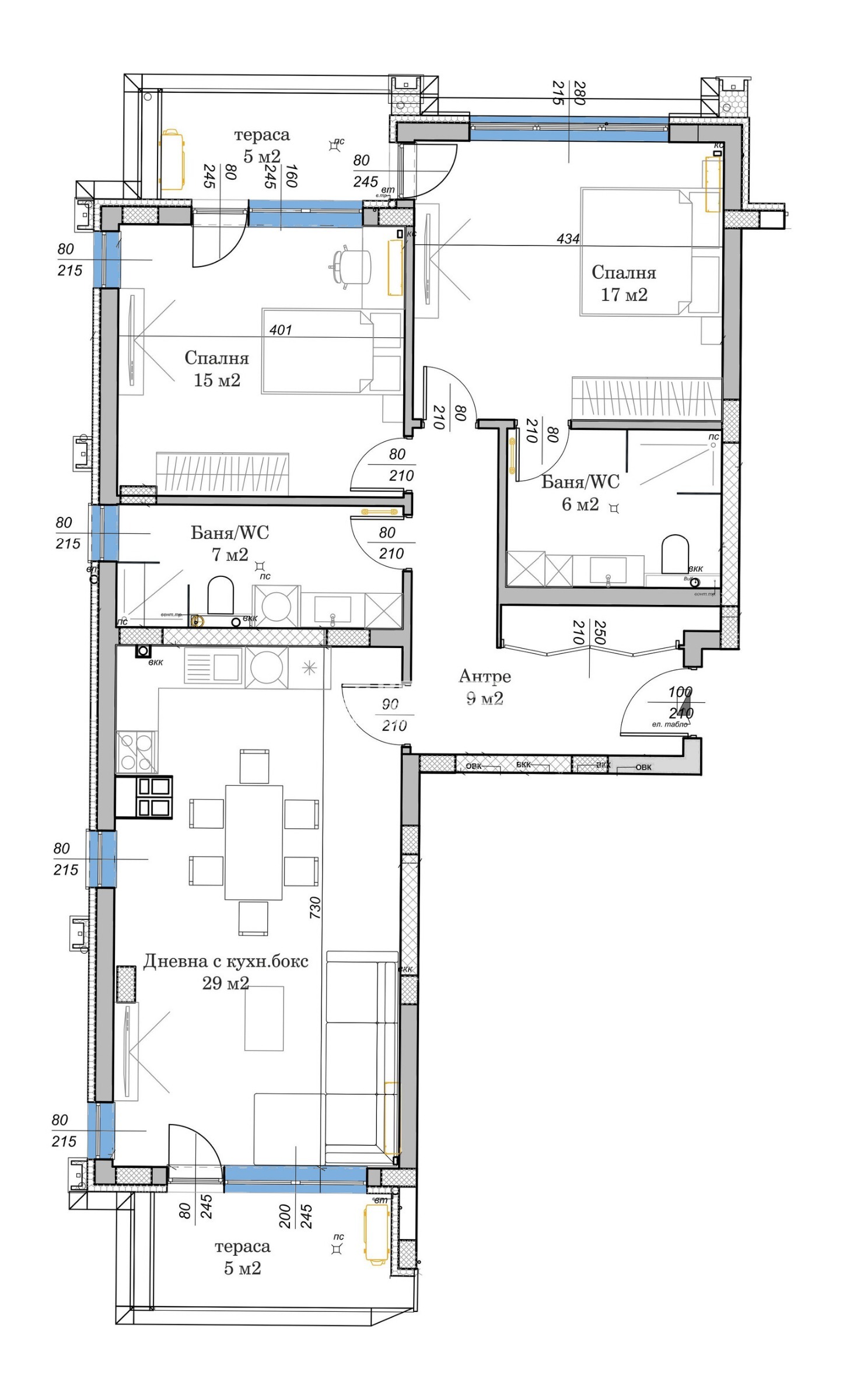 Продава 3-СТАЕН, гр. Пловдив, Остромила, снимка 2 - Апартаменти - 46255986