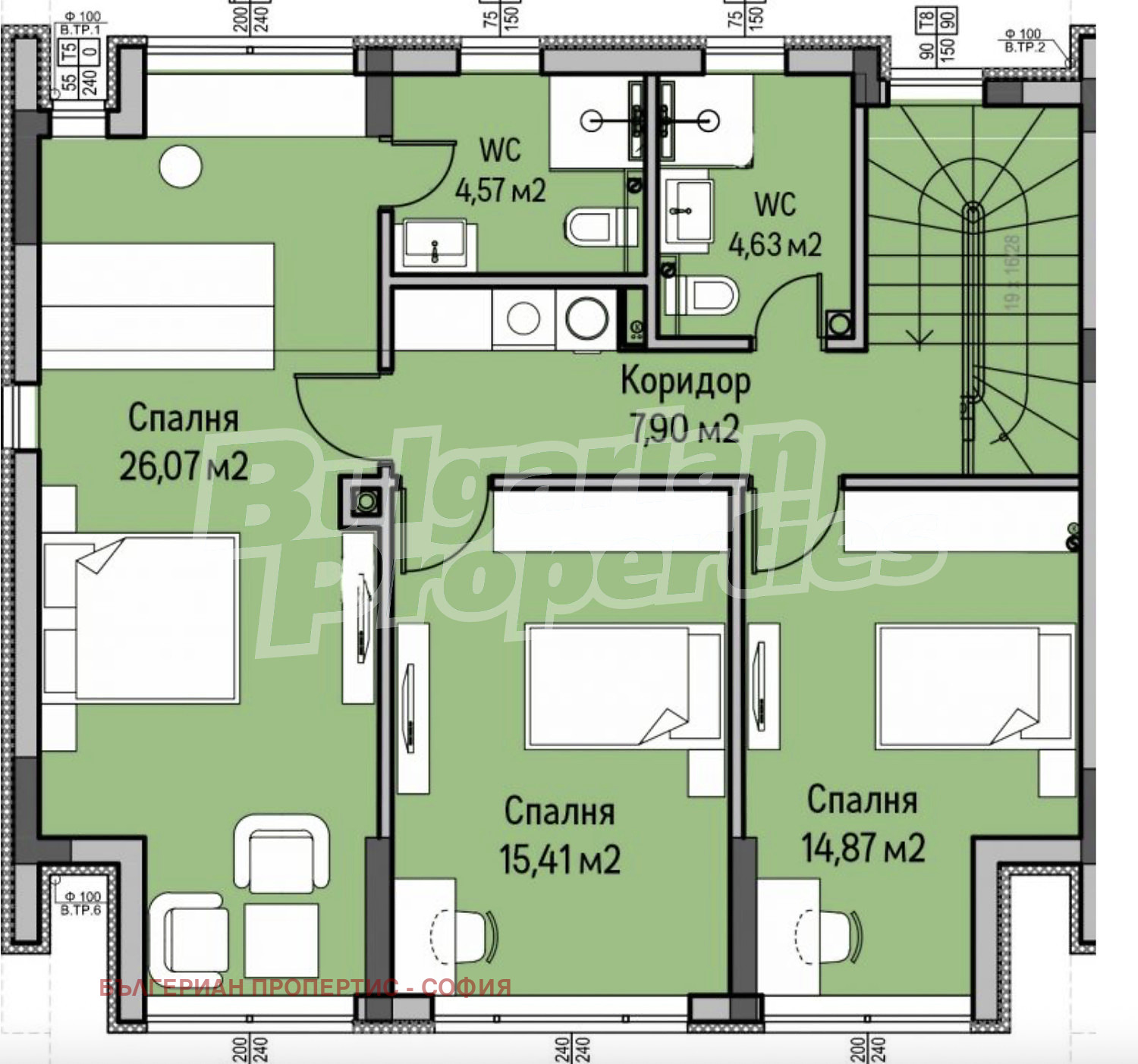 Продава КЪЩА, гр. София, с. Панчарево, снимка 6 - Къщи - 55600067