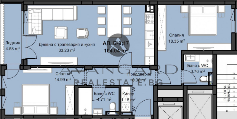 Продава  3-стаен град Пловдив , Христо Смирненски , 129 кв.м | 77213482 - изображение [5]