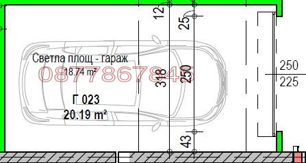 Продава ГАРАЖ, ПАРКОМЯСТО, гр. София, Банишора